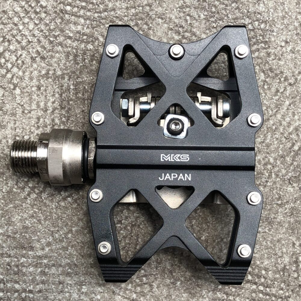 【三ヶ島ペダル】買ってよかった！！フラットとビンディングの両面使えるオールラウンドペダル【MKS SOLUTION Ezy Superior】